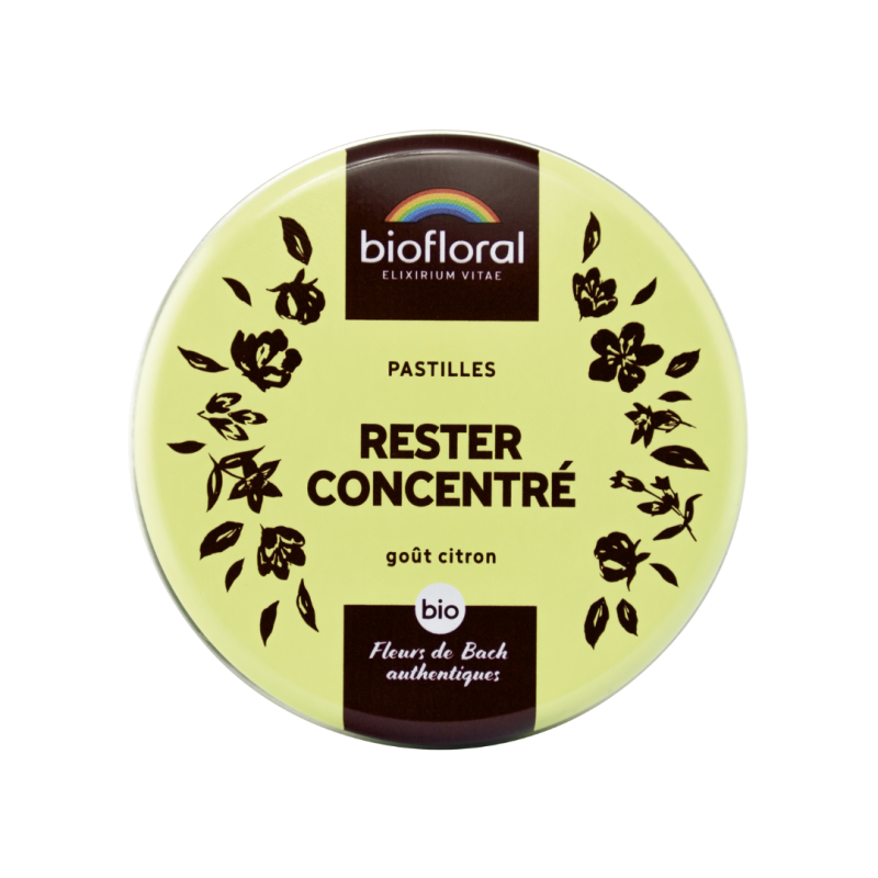 FLEURS DE BACH Rester Concentré BIO - Pastilles - Biofloral