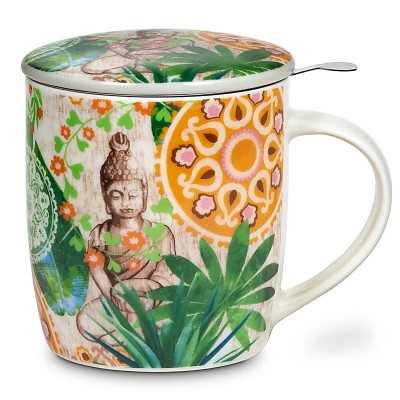 Tasse à tisane avec infuseur - Bouddha Paradis