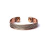 Bracelet cuivre quatre cordons magnétiques