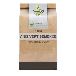 Té de hierbas de semillas de anís verde - bolsa de 100 gramos - France Herboristerie