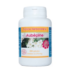 100 gélules d'Aubépine - Pour favoriser la détente - Dosées à 270mg, France Herboristerie