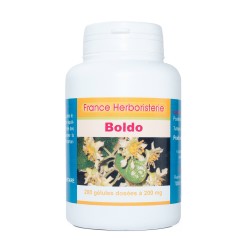 Boldo 100 gélules dosées à 200mg - France Herboristerie
