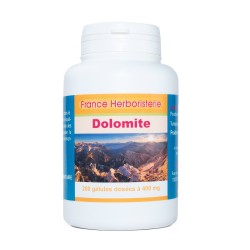 DOLOMITE GELULES 120 cápsulas con dosis de 600 mg. - France Herboristerie