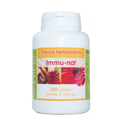 Immu-nat 120 cápsulas duras 250 mg polvo puro - France Herboristerie