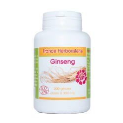 GELULES GINSENG red panax meyer 120 capsules dosed 360 mg. - France Herboristerie