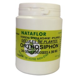 GELULES ORTHOSIPHON  feuille 120 gélules dosées à 260 mg - France Herboristerie