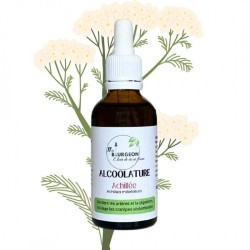 Alcolatura di Achillea Millefeuille - Achillea millefolium - bottiglia 50ml