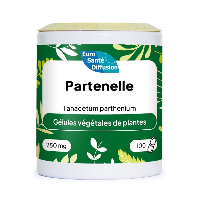 Gélules PARTENELLE - 100 gélules dosées à 250mg - Euro Santé Diffusion