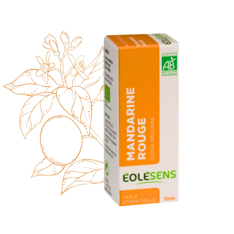 Huile Essentielle de Mandarine Rouge Bio - 10 ml - Éolésens