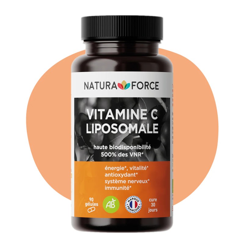 Vitamine C Liposomale haute biodisponibilité - 90 gélules - Natura Force