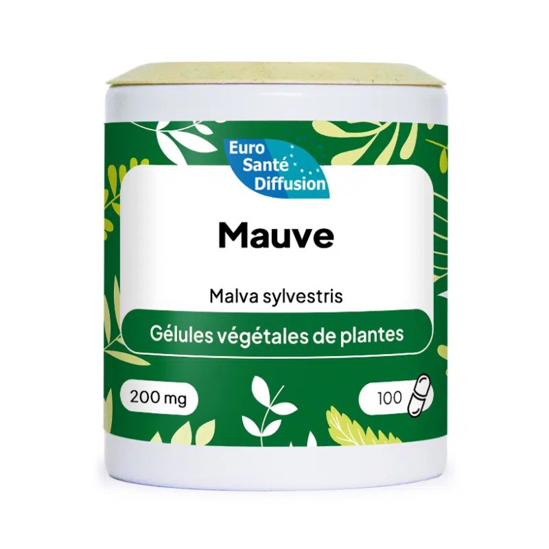 Gélules de Mauve - Malva sylvestris - 100 gélules dosées à 190mg