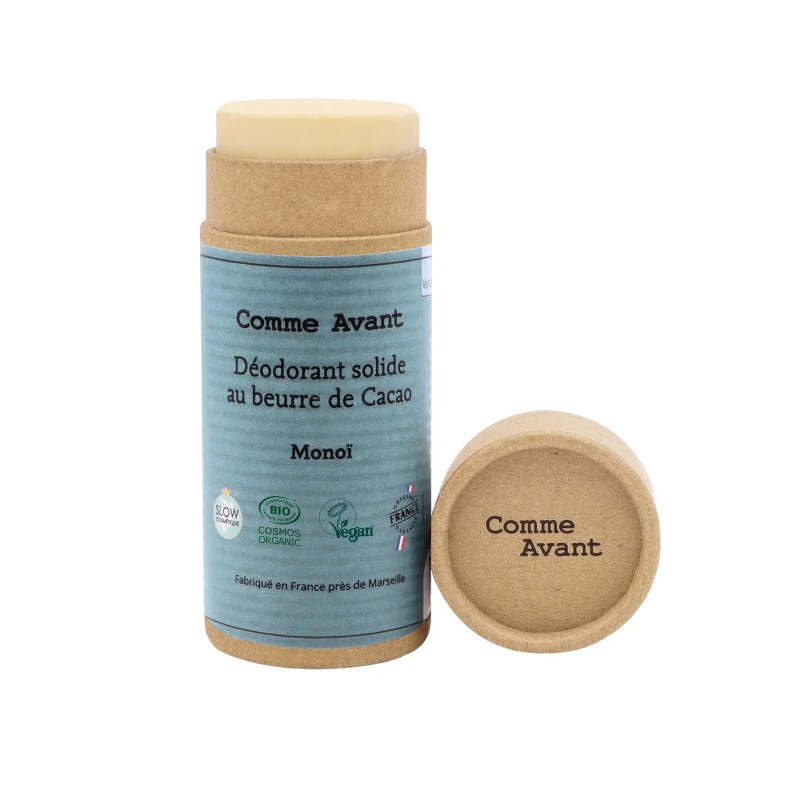 Déodorant solide Monoï bio – Zéro déchet & vegan | Version 3