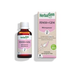FEM50+Gem BIO – Complément ménopause naturel | Confort féminin 45-55 ans