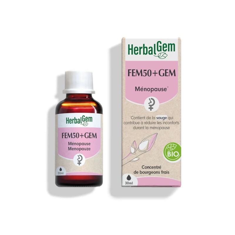 FEM50+Gem BIO Bien-être féminin 45-55 ans - Herbalgem - 30ml