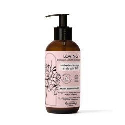 Huile de Massage Loving Bio - 250 ml | Relaxante & sensuelle