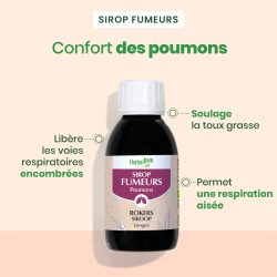 SIROP DES RAUCHERS BIO 250 ml, Für das Wohlbefinden der Atemwege des Rauchers