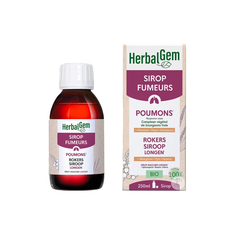 SIROP BIO SMOKE 250 ml, For the respiratory well-being of the smoker