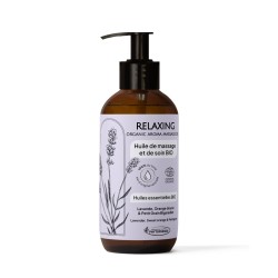 Huile de Massage Relaxing - Lavande, Orange douce, Petitgrain - 250 ml