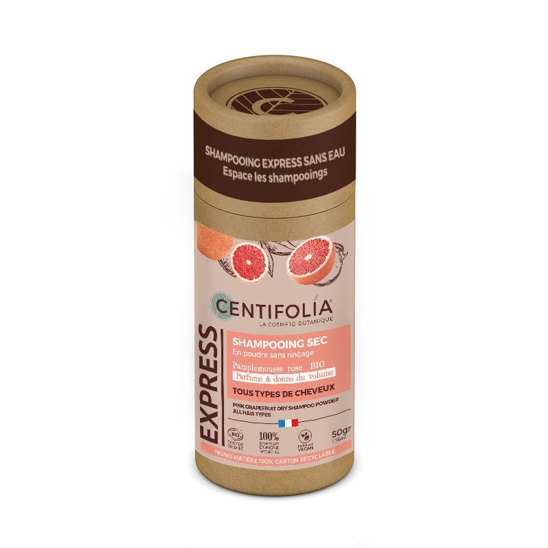 Shampoing Sec Bio Pamplemousse Rose – Centifolia | Fraîcheur & Volume