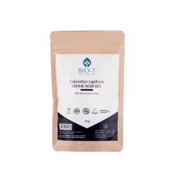 Henné Noir BIO-T 100 g – Coloration végétale bio noire intense