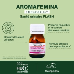 Oleobiotic® Santé Urinaire FLASH - 15 capsules - Pranarôm