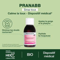 Sirop Toux Bébé Bio (Dès 1 an) - Pranarôm - 120ml