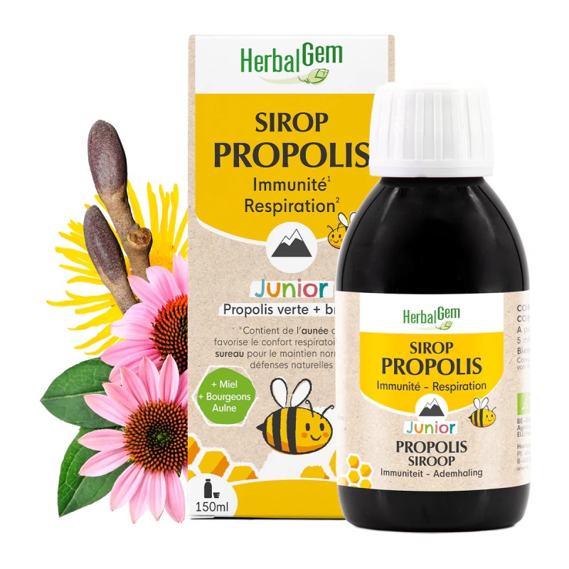 Sirop Propolis Junior Bio HerbalGem - 150 ml