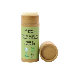 Parfum solide Musc & Bois de Hô au beurre de kokum - Version 2 - Comme Avant