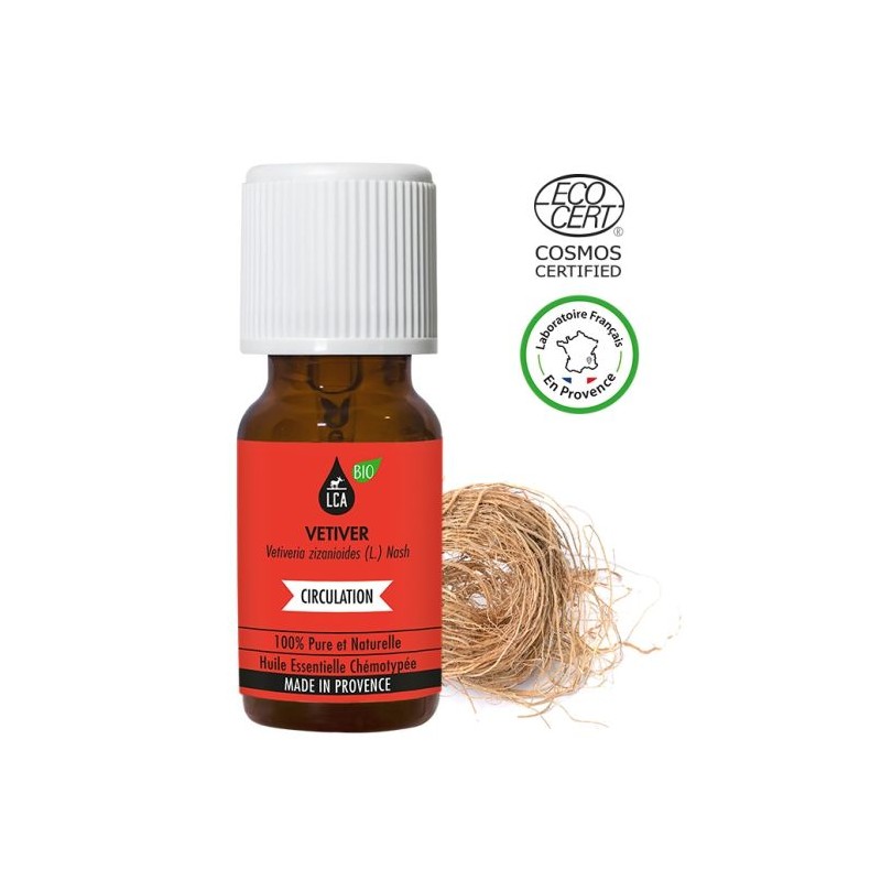Huile essentielle de Vétiver BIO – Ancrage & relaxation | France-Herboristerie
