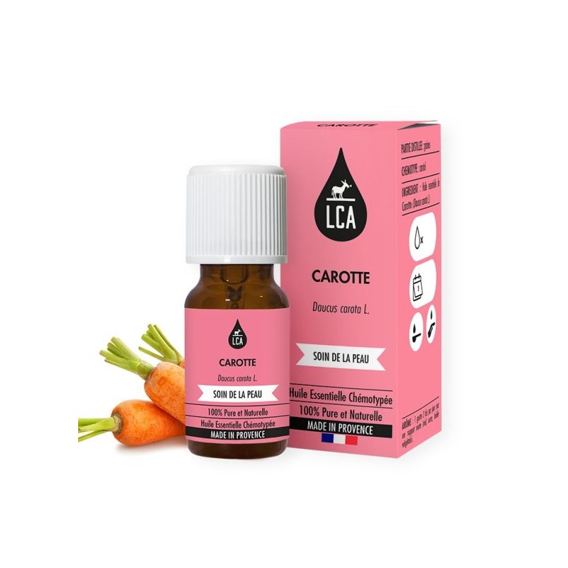 Huile essentielle de Carotte – Éclat & soin de la peau | France-Herboristerie