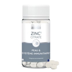 Zinc Citrate 15 mg – Peau, cheveux & défenses naturelles | France-Herboristerie