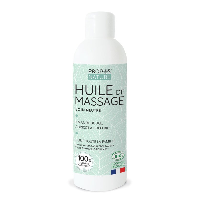 El aceite de masaje NEUTRE BIO 200 ML.