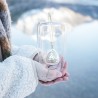 Pince à thé cœur dorée - Infuseur à tisane en acier inoxydable pour tisane en vrac