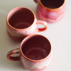 copy of Mug Glace - Tasse en grès rose effet glacé fabriquée au Portugal