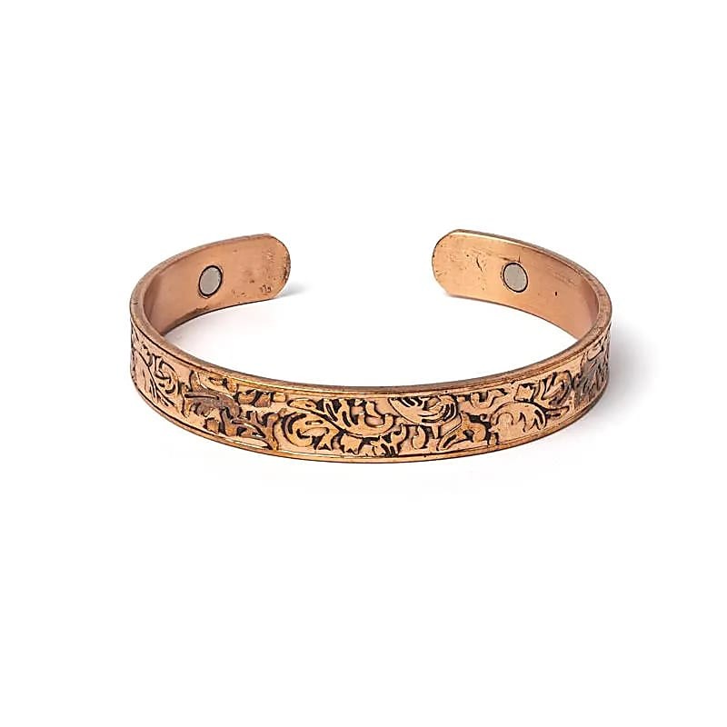 Bracelet en cuivre avec aimants