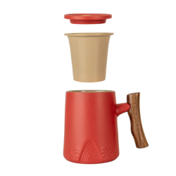 Tasse à infusion avec filtre intégré – mug infuseur en porcelaine