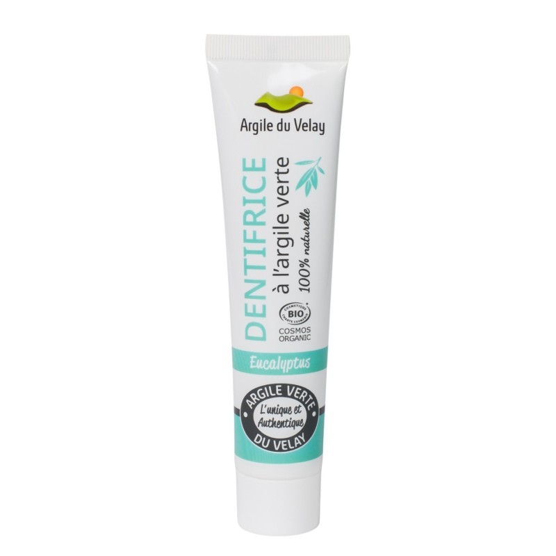 Dentifrice Argile Eucalyptus 75 ml - Argile du Velay