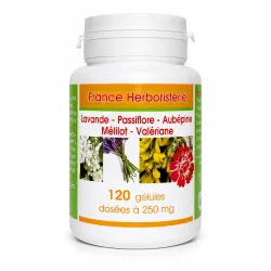 Complesso di rilassamento 120 capsule dosate a 260 mg.- France Herboristerie