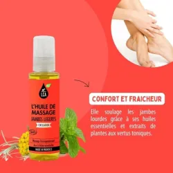 Massage Oil Legs Ligero con aceites esenciales - LCA Aromaterapia