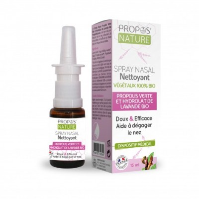 Spray Nasal Propolis Verte Bio et hydrolat de Lavande Bio - 15ml