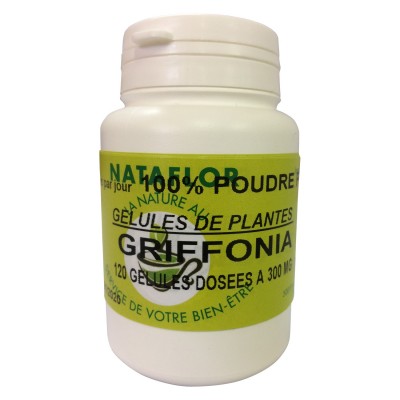 GRiFFONIA-KAPSELN mit einer Dosierung von 300 mg. 120 Kapseln.