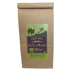Thé VERT MENTHE BIO sachet de 50 grammes