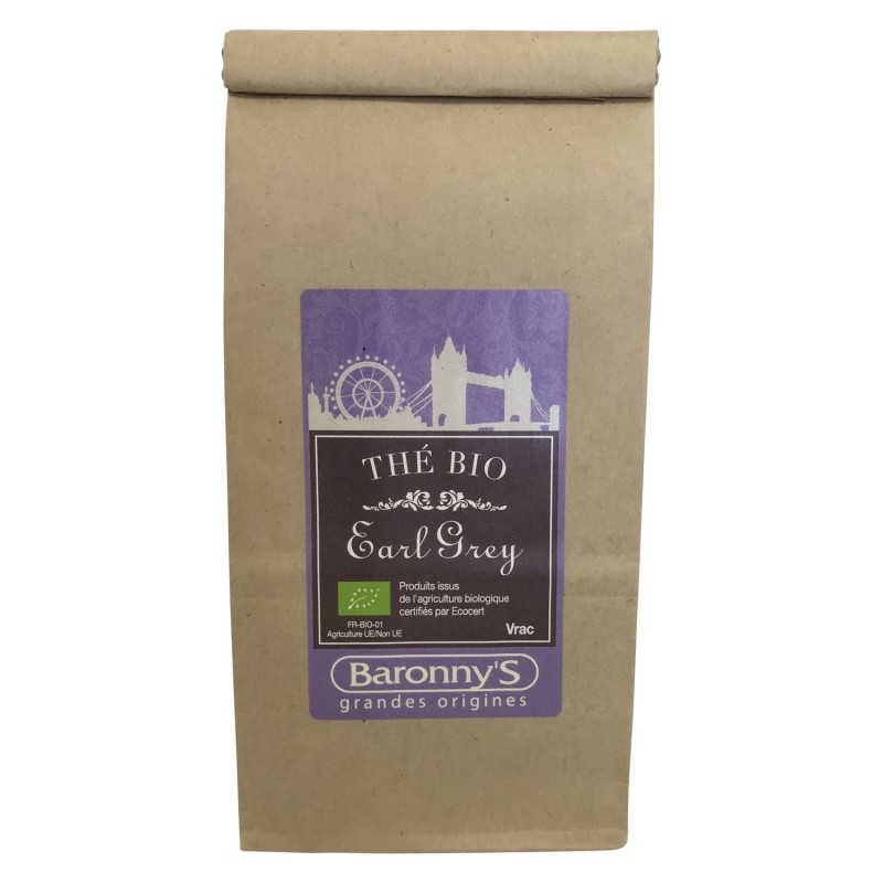 Thé EARL GREY BIO sachet de 50 grammes 