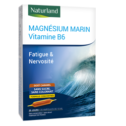 Magnésium marin vitamine B6 20 ampoules de 10 ml