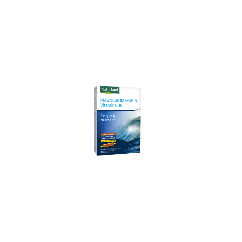 Magnésium marin vitamine B6 20 ampoules de 10 ml