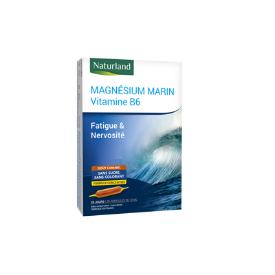 Magnésium marin vitamine B6 20 ampoules de 10 ml