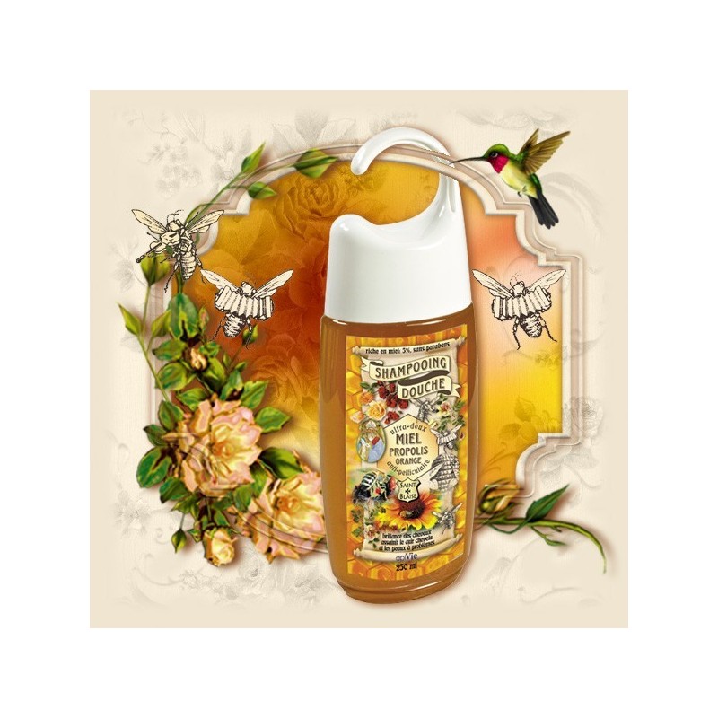 Honig Propolis Orange Dusch-Shampoo - Anti-Schuppen - ApiVie