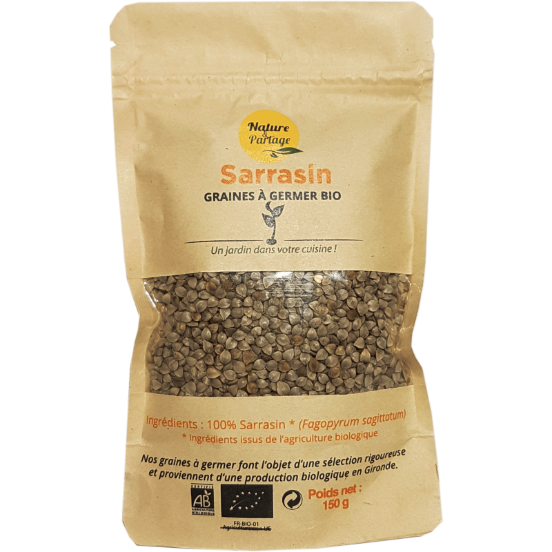 Graines à germer bio de Sarrasin – 150 g
