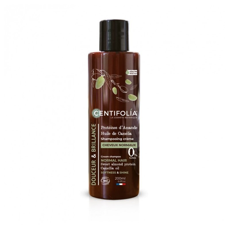 Shampooing crème cheveux normaux - CENTIFOLIA