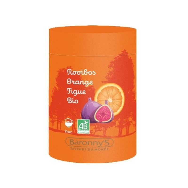 Teebeutel Rooibos, Orange, Feige BIO - Barrony's
